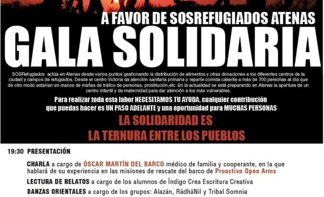 Gala solidaria SOSREFUGIADOS ATENAS
